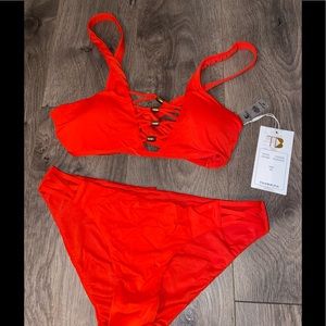 Blood orange bikini set 🍊